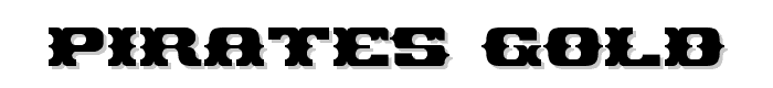 Pirates Gold font